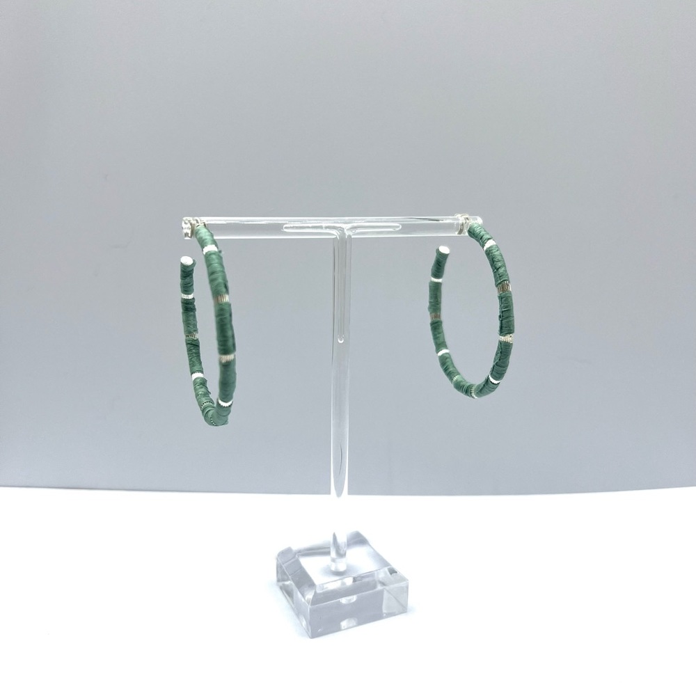 Teal Hoops - Picture 2 of 2